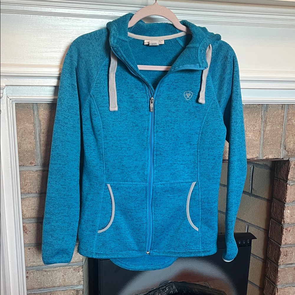 Ariat Blue Full-Zip Hoodie
